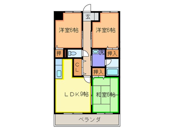 サンヴィレッジＯＭの物件間取画像